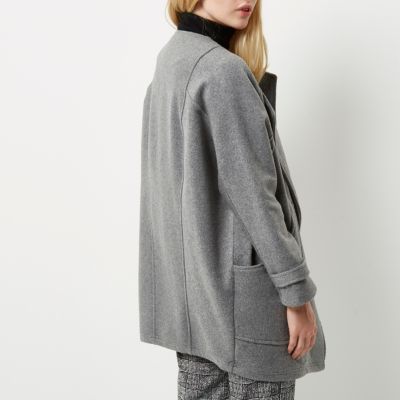 Grey fallaway jacket